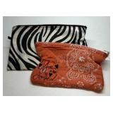 Cosmetic Bag Pouch Lot Patterned Makeup Bags Travel Organizer Assorted