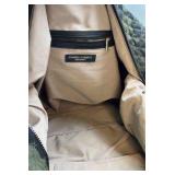 Sonoma Goods For Life Camo Quilted Duffel Bag Green Black Weekender Shoulder Strap