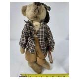 Boyds Bears Bennett Brass Button Bear Plush Class of 2000 Outfit Tag