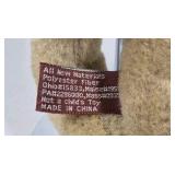 Boyds Bears Roxy Brass Button Bear Plush Denim Outfit 1990s Tag