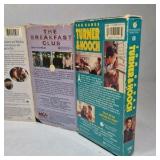 VHS Movie Lot Turner and Hooch Grumpy Old Men Breakfast Club Little Nicky Comedy Films
