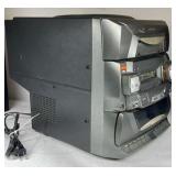 Audiovox X-Bass Stereo System CD Cassette Radio Boombox Unit