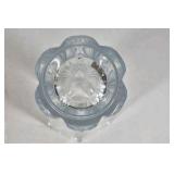 Clear Glass Vase Dish and Creamer Set Pressed Glass Table Decor Collection