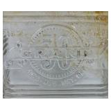 Antique Glass Bottles Insulator Lot Embossed Apothecary Utility Vintage