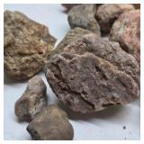 Mixed Natural Stone Rock Collection Assorted Rough River Rocks Display Craft Lot