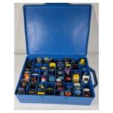 Vintage Hot Wheels Mattel Carry Case Die Cast Car Lot Racing Toy Storage Box