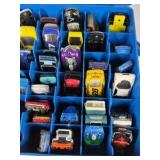 Vintage Hot Wheels Mattel Carry Case Die Cast Car Lot Racing Toy Storage Box