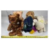 Ty Beanie Babies Princess Diana Bear Plush Lot with Assorted Plush Animals