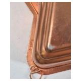 Copper Baking Molds Star and Fluted Pans Decorative Kitchen Bakeware Set