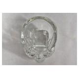 Clear Glass Vase Dish and Creamer Set Pressed Glass Table Decor Collection
