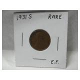 1931S Lincoln Penny