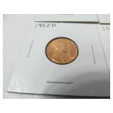 7 - 1940's and 1950's AU Wheat Pennies