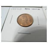 7 - 1940's and 1950's AU Wheat Pennies