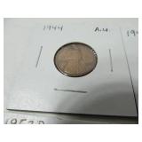 7 - 1940's and 1950's AU Wheat Pennies