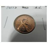 7 - 1940's and 1950's AU Wheat Pennies