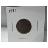 1891 Indian Head Penny