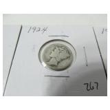 8 - 1920's Mercury Dimes