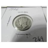 8 - 1920's Mercury Dimes