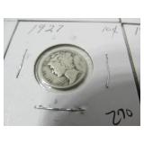 8 - 1920's Mercury Dimes