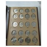 Forty 1948 - 1963 Franklin Half Dollars in Full Book