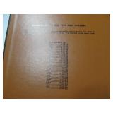 Forty 1948 - 1963 Franklin Half Dollars in Full Book