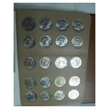 Forty 1948 - 1963 Franklin Half Dollars in Full Book