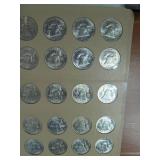 Forty 1948 - 1963 Franklin Half Dollars in Full Book
