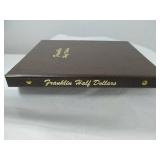 Forty 1948 - 1963 Franklin Half Dollars in Full Book