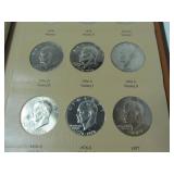 36 Coin Fully Filled Dansco Coin Album #8176 for Eisenhower Dollar Coins.