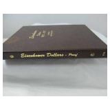 36 Coin Fully Filled Dansco Coin Album #8176 for Eisenhower Dollar Coins.