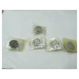 1960's Uncirculated Mint Condition Nickels
