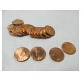P & D Red Mint Tokens