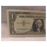 1957A U.C One Dollar Silver Certificate