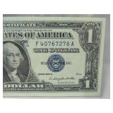 1957A - U.C One Dollar Silver Certificate
