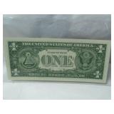 1957A - U.C One Dollar Silver Certificate