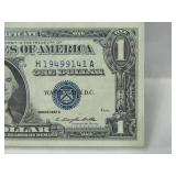 1957A U.C One Dollar Silver Certificate