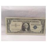 1957A - U.C One Dollar Silver Certificate