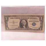 1957 U.C One Dollar Silver Certificate