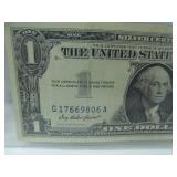 1957 U.C One Dollar Silver Certificate