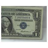 1957 U.C One Dollar Silver Certificate