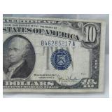 1934D Ten Dollar Silver Certificate #B46285217A