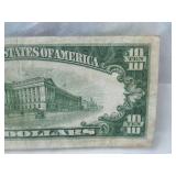 1934D Ten Dollar Silver Certificate #B46285217A