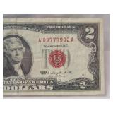 1963 Two Dollar Red Seal Note