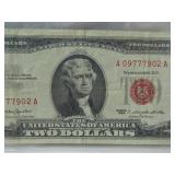 1963 Two Dollar Red Seal Note