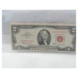 1963 Two Dollar Red Seal Note