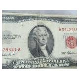 2 - 1963 Two Dollar Red Seal Notes