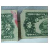2 - 1963 Two Dollar Red Seal Notes