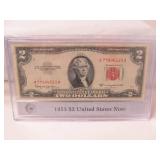 1953C Two Dollar Read Seal Note