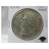 1921 Peace Silver Dollar Coin