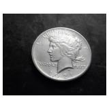 1921 Peace Silver Dollar High Relief. Key Coin.